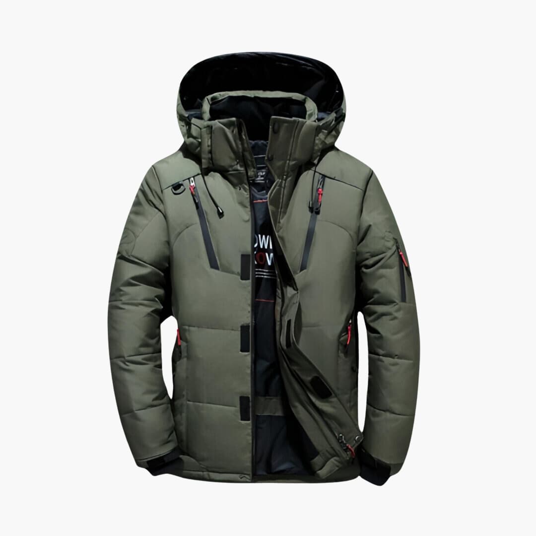 David | Wind and weather-resistant down jacket