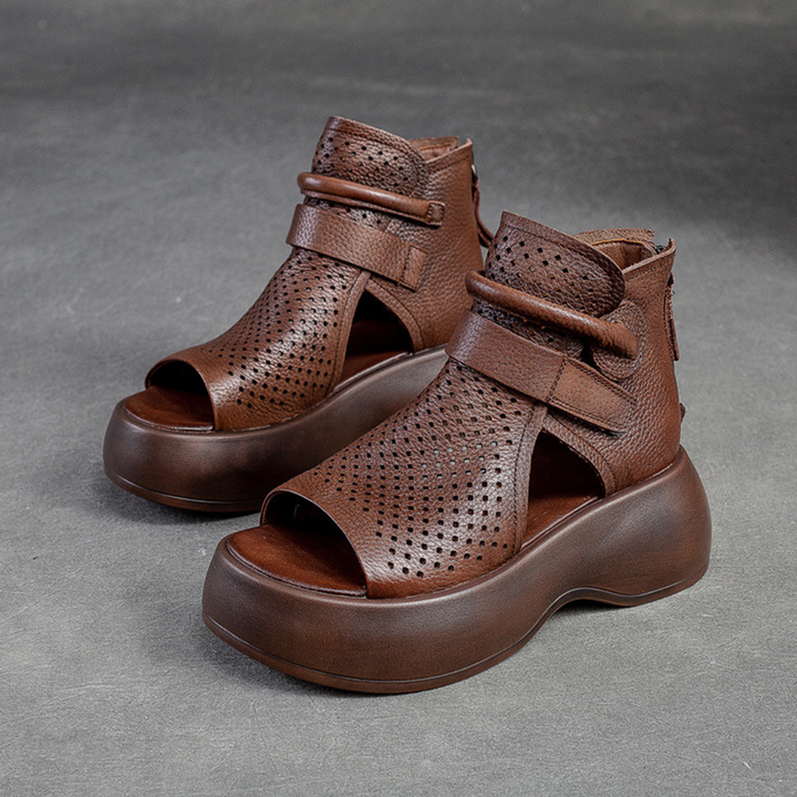 Meike™ Orthopaedic Leather Sandals