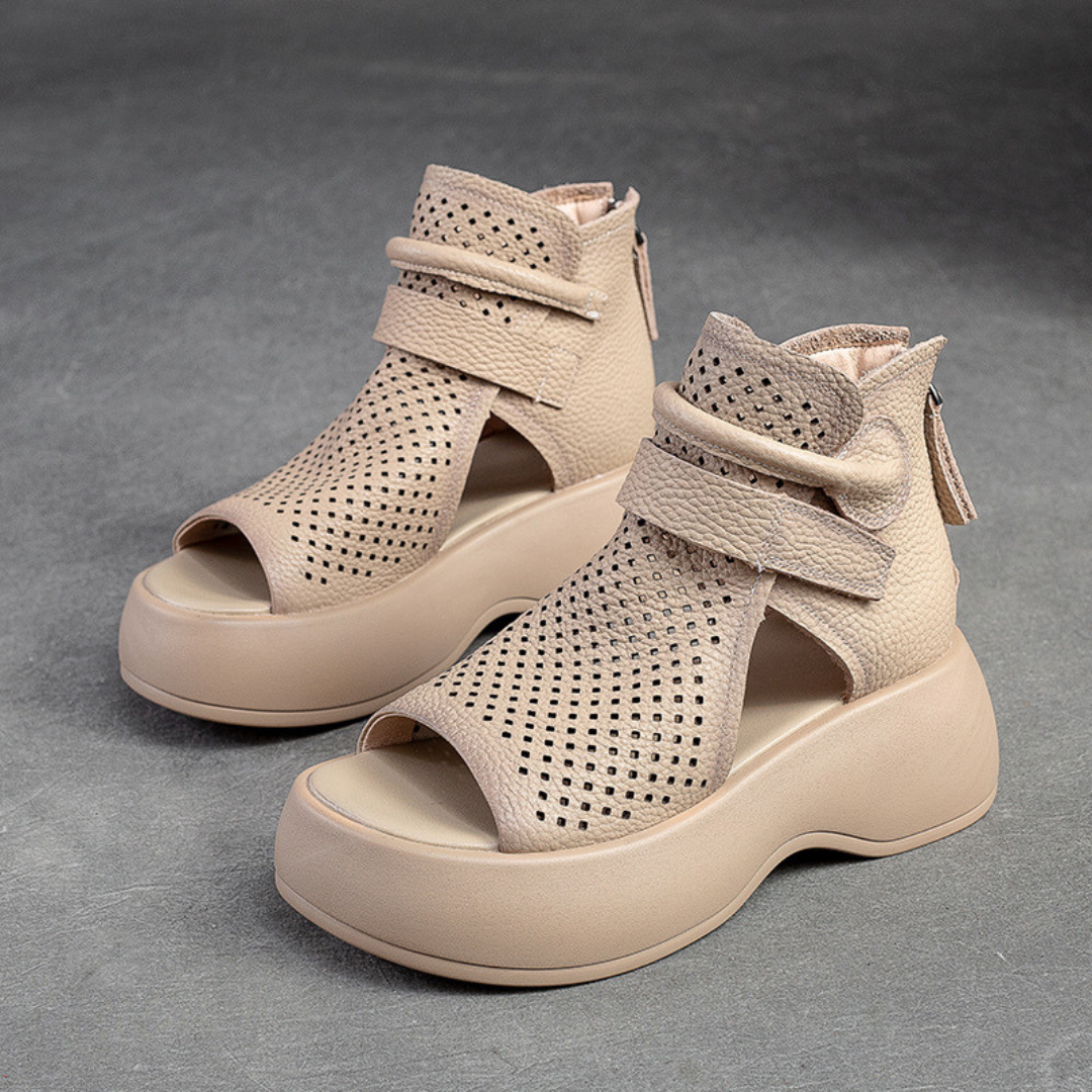 Meike™ Orthopaedic Leather Sandals