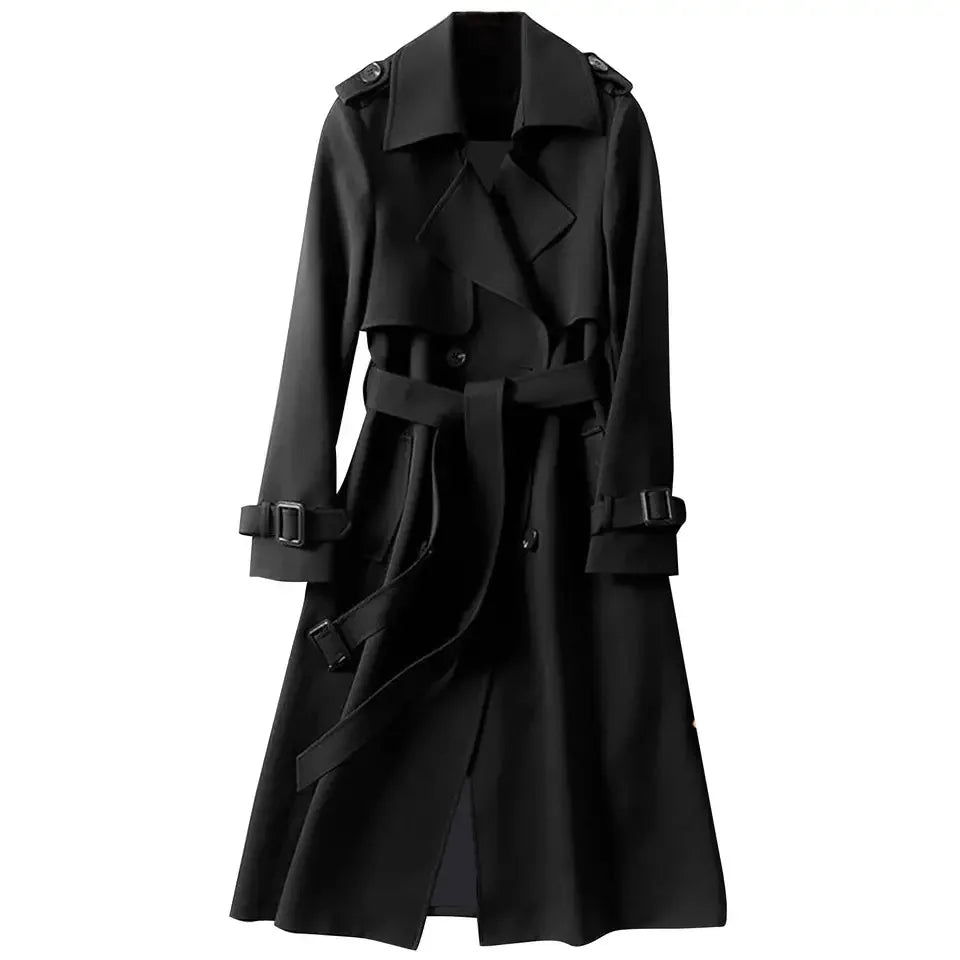 Chloe™ - Classic Belted Trench Coat