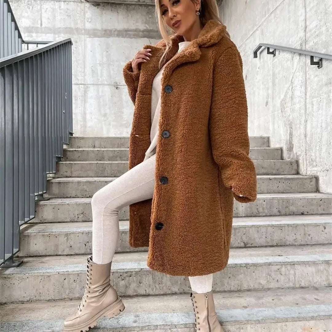 Ava™ - Warm Embrace Teddy Coat