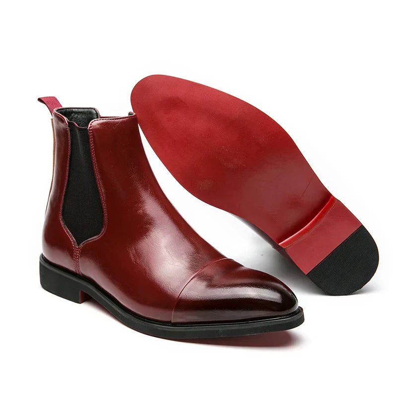 Damien | Genuine Leather Chelsea Boots