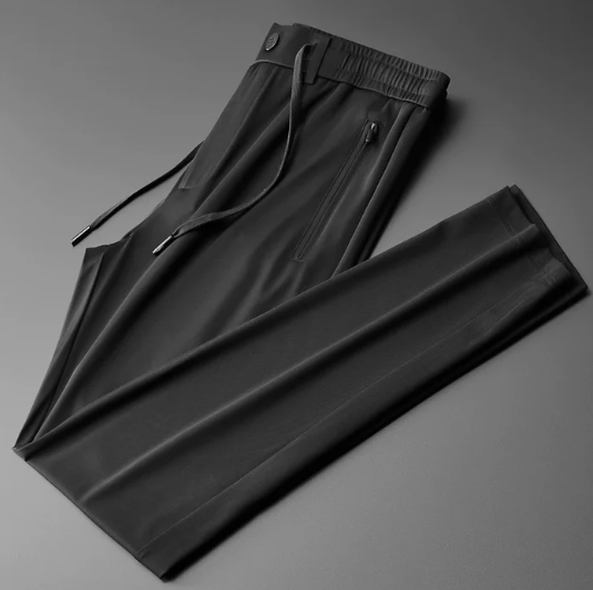 MEN'S STRAIGHT CREASE-FREE LEISURE TROUSERS