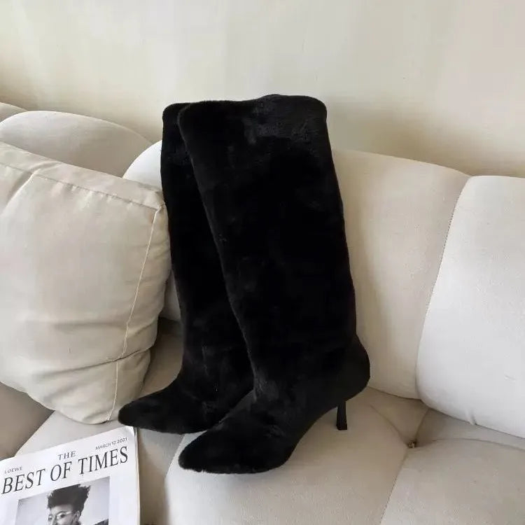 Eveline™ classic knee-high fur boots