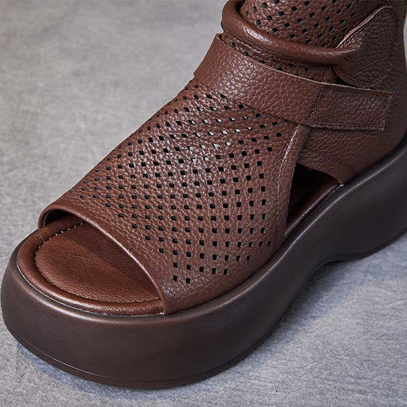 Meike™ Orthopaedic Leather Sandals